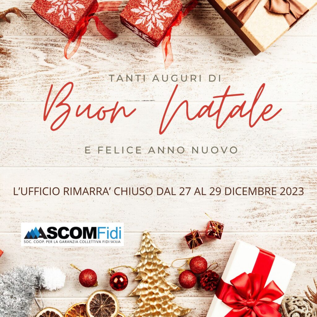 Buone Feste da Ascom Fidi Sicilia